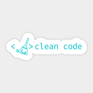 Clean Code - Broom Sticker
